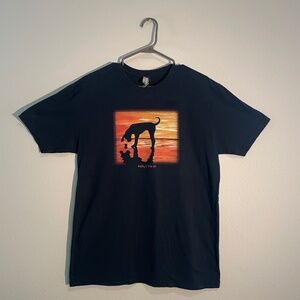 Kassy B Fine Art Dog Reflection Shirt Large